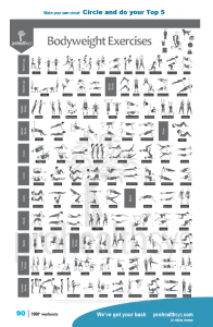 1000 No Gym Workouts Textbook sample page