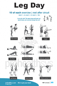 1000 No Gym Workouts Textbook sample page